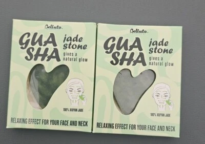 BELLUTO Belutto Gua Sha Jade Stone 2x