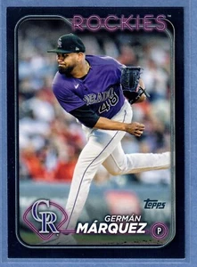 2024 Topps Series 2 German Marquez Black Border #/73 Rockies SP - Picture 1 of 2