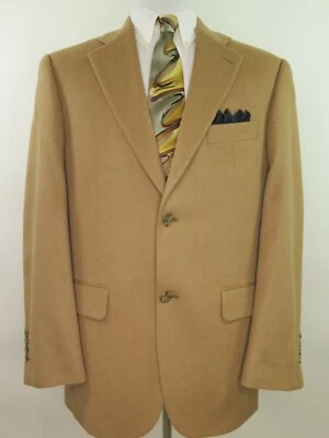 Chaqueta Blazer Abrigo Deportivo Barneys New York Hombres Cachemira Pura Beige 40/42 R Canadá Foto 1 de 4