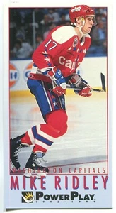 1993-94 Fleer PowerPlay #266 Mike Ridley Washington Capitals - Picture 1 of 2