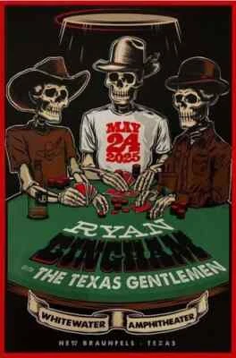 Ryan Bingham 2025 New Braunfels, TX Poster Signed Limited - Wall Decor - Image 1 of 4