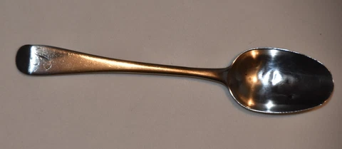 Antique George III Sterling Silver Spoon London 1814, Thomas Johnson maker Cover