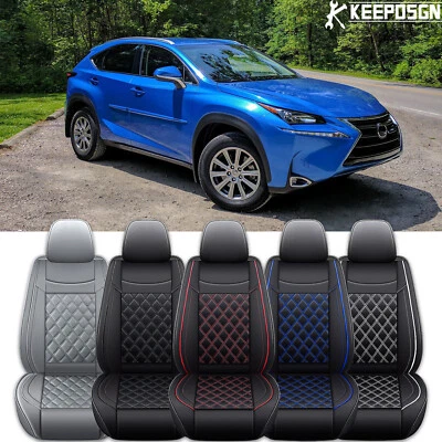 Juego completo de funda de asiento de auto delantera + trasera de cuero PU de lujo para Lexus NX200T Foto 1 de 4
