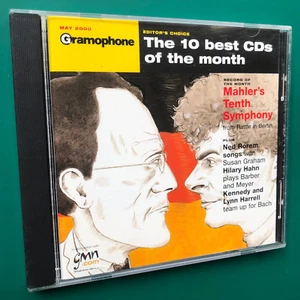 May 2000 GRAMOPHONE EDITOR'S CHOICE Top Ten Classical CD Mahler's 10th Rattle EX - Picture 1 of 9