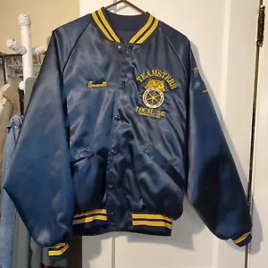 Vintage INTERNATIONAL BROTHERHOOD OF TEAMSTERS Jacket Kansas City USA Made XL - Picture 1 of 9