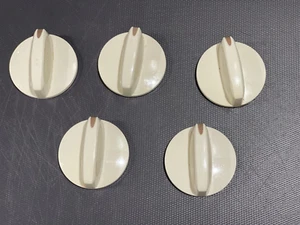 WP8522567 Whirlpool Range 5 pc Knob Set  8522567, 905583, PS11746035 Biscuit - Picture 1 of 6