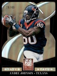 2014 Donruss Elite Status Gold Andre Johnson 26/49 - Picture 1 of 2