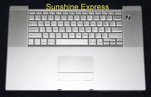 New Apple Top Case 613-5400-A 922-6594 + KB for PowerBook G4 17" A1107 M9689LL/A - Picture 1 of 2