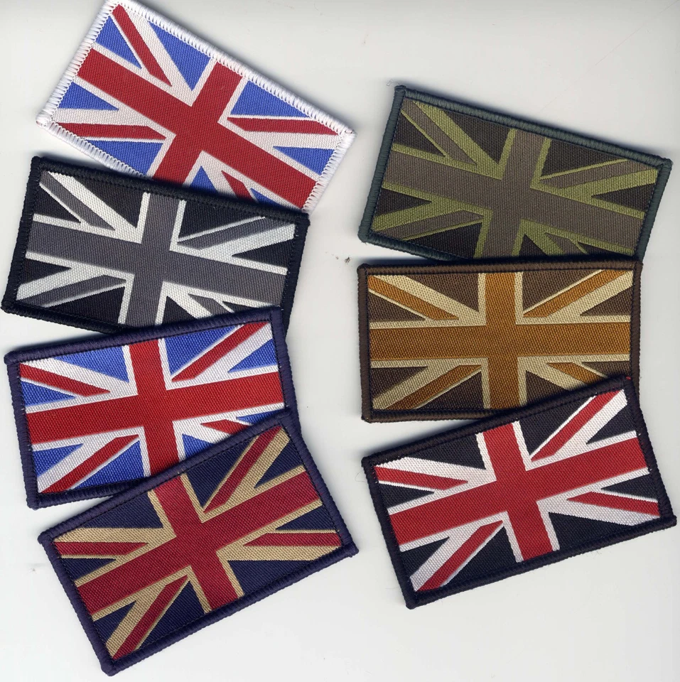 Parche insignia bandera Union Jack Reino Unido 8 cm x 4,5 cm Foto 1 de 2