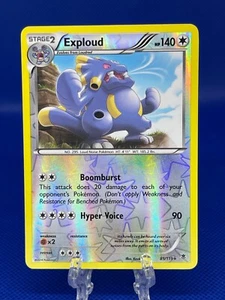 Pokémon TCG Exploud 85/119 XY Phantom Forces Reverse Holo englische Karte 2014 LP - Bild 1 von 2