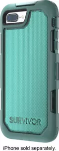 Genuine Griffin - Survivor Extreme Case for Apple® iPhone® 7 Plus - Teal/Clear - Picture 1 of 10