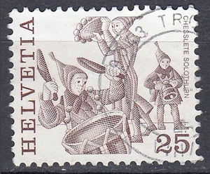 Suiza Estampado Cultura Celebraciones Fiestas Costumbres Traje Máscara Juegos / 407 - Imagen 1 de 1