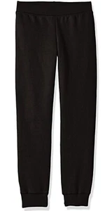 Girls' Comfortsoft Ecosmart Fleece Jogger Pants,, Black, Size Medium - Picture 1 of 1