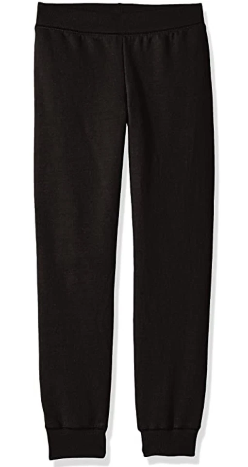 PACK de 2 pantalones de chándal Comfortsoft Ecosmart polar para niñas,, negros, talla mediana Foto 1 de 1