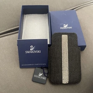 NEW * SWAROVSKI * Playtime Jewelled Denim iPhone 4 iPhone 5 Case Cover - Picture 1 of 7
