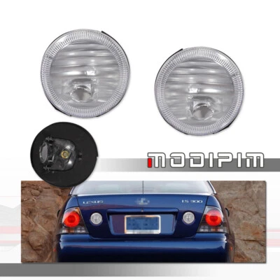 FIT FOR 2001-2005 LEXUS IS-300 IS300 CLEAR LENS REAR TRUNK TAIL BRAKE LIGHT 2PCS - Image 1 of 4