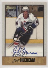 1998-99 Bowman CHL Auto Silver Jeff Heerema #A31 Rookie Auto RC