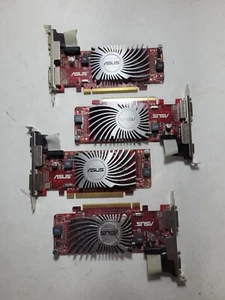 Lot of 4 ASUS Radeon HD 5450 512MB DDR3 PCID Desktop Graphics Card #0045 - Picture 1 of 5
