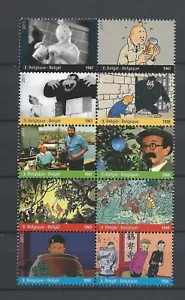 BÉLGICA 2011 Tintín en las películas cómics mnh** 4165/74 - Imagen 1 de 1