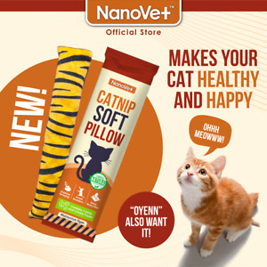 Nanovet Catnip Soft Pillow Cat Toys