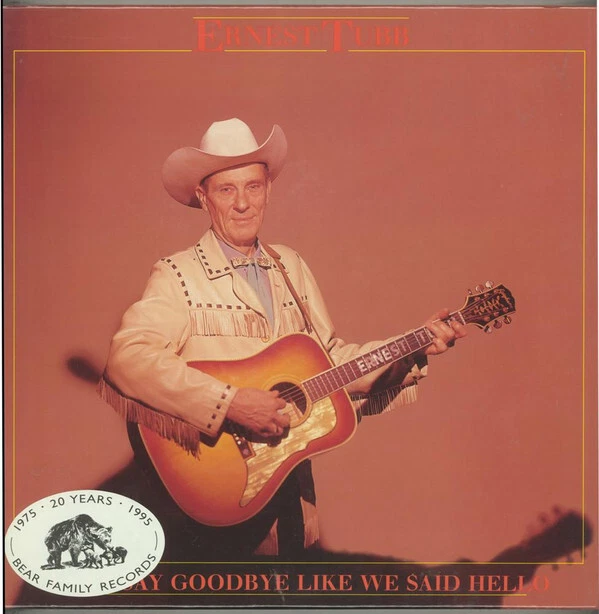 ERNEST TUBB Let's Say Goodbye Like We Said Hello BEAR FAMILY 5xCD box set NEW Foto 1 de 1