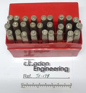 4 mm Buchstabenlocher Set von Priority. S Locher fehlt. - Bild 1 von 2