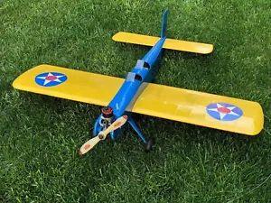 VECO BRAVE Control Line Stunt Model Short Kit 19-35 Engine with NEW Paper Plans - Picture 1 of 11