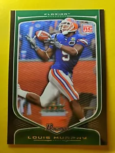 LOUIS MURPHY - RC ROOKIE #178 OAKLAND RAIDERS - FLORIDA GATORS - 2009 BOWMAN NFL - Foto 1 di 3