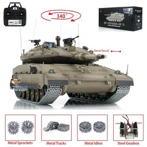 RC Hoy Tank Heng Long IDF Merkava MK IV 3958 1/16 Upgraded RTR Tank - Picture 1 of 24