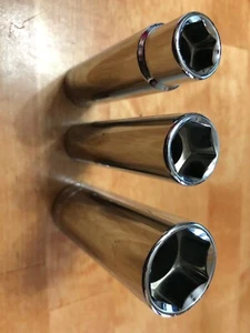 SK 1/2 Antrieb 6pt SAE tiefe Steckschlüsseleinsätze neu neu aus altem Lagerbestand Wählen Sie Ihre Größe Made in USA! - Bild 1 von 19