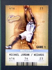 MICHAEL JORDAN 2002-03 FLEER AUTHENTIX #72 CLUB BOX INSERT  #/250