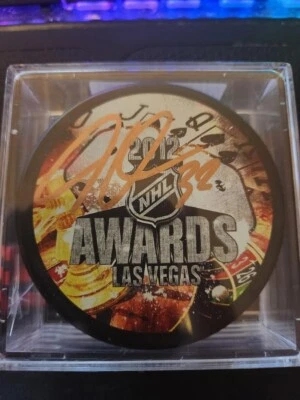 Шайба с автографом Джонатана Квика JSA 2012 Awards Las Vegas бронзовые чернила - Изображение 1 из 4