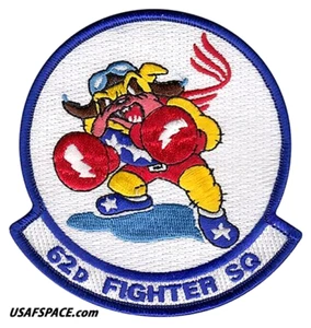 USAF 62nd FIGHTER SQ -62 FS- F-35 RAYO - LUKE AFB, AZ - PARCHE DE VEL ORIGINAL - Imagen 1 de 2