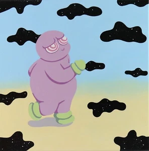 Acrylic on canvas : BEGIN AGAIN (12x12in) Unframed by original artist - Picture 1 of 4