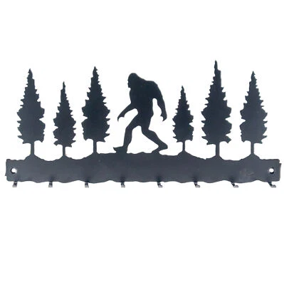 Bigfoot Key Holder - Wall-Mounted Metal Key Rack with 8 Hook - Image 1 of 4