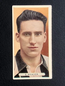 Ardath Famous Footballers Card 1935 - No24 S. Weaver - Newcastle United - Picture 1 of 2
