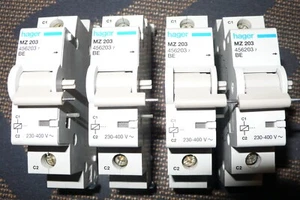HAGER MZ203 Déclencheur Bobine à émission de courant 230-415V Vac 110-130V Vdc - Imagen 1 de 3