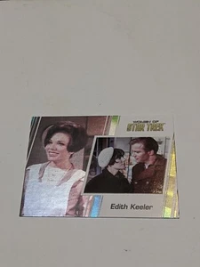 2017 WOMEN OF STAR TREK 50th ANNIVERSARY #13 Edith Keeler & James Kirk - Bild 1 von 6