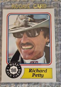  RICHARD PETTY 1988 MAXX ROOKIE   IN GOLD LETTERED ROOKIE TOP LOADER