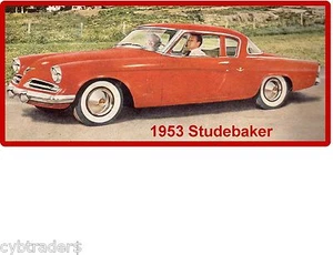 Studebaker 1953 refrigerador automático/caja de herramientas imán hombre cueva - Imagen 1 de 1