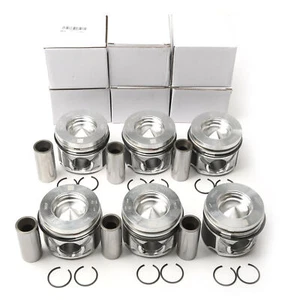 Juego de 6 anillos de pistón 83,01 mm aptos para Audi B7 B8 A6 C6 Touareg 3,0 TDI 059107065AS - Imagen 1 de 11