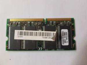 128 MB SO-DIMM 144 pin SO-DIMM PC-133 Laptop-Memory Winbond W9812CASA-75 SDRAM 3 - Foto 1 di 4