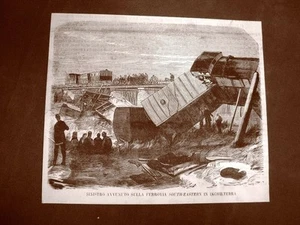 Il disastro ferroviario sulla ferrovia South Eastern in Inghilterra nel 1865 - Picture 1 of 1