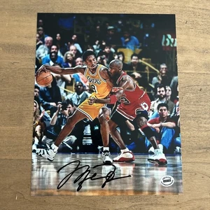 Michael Jordan handsigniertes 8x10 Foto mit Kobe COA signed Chicago Bulls mit COA - Bild 1 von 5