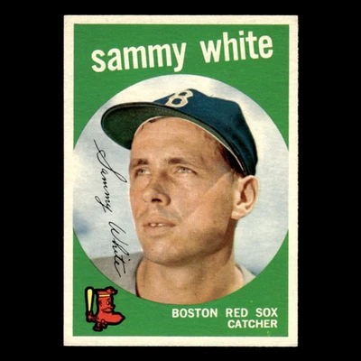 Sammy White #486 1959 Topps Boston Red Sox Baseball Card MLB EX - Image 1 of 3