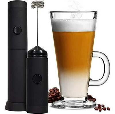 NEW Powerful Frother Handheld Coffee Milk Stainless Steel Whisk Comfortable Grip - Image 1 of 4