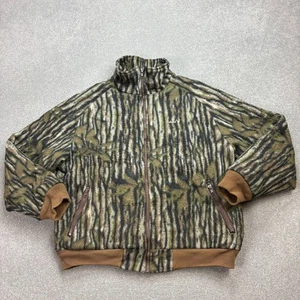 RealTree Jacket Adult X Large Brown Workwear Camo Hunting USA Made Fleece Mens* - Picture 1 of 11