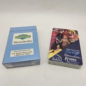 Vintage Casino Tropicana Riviera Two Decks of Playing Cards Sealed - Imagen 1 de 5