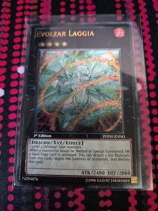 YuGiOh! Evolzar Laggia PHSW-EN043 Ultimate Rare 1st Ed - Foto 1 di 2