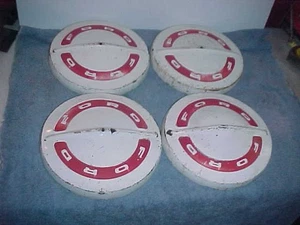 Ford 1964-66 Truck Econoline Van 10.5" Dog Dish Bowl Hubcaps Slum Caps SET - Picture 1 of 4
